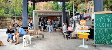 Coffee shop PPK - Pirrama Park Kiosk in Pyrmont