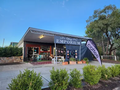 Coffee shop Village Emporium and Spill the Beans Espresso bar in Sandy Hollow