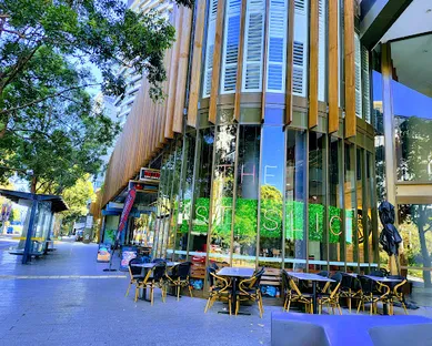 Coffee shop The Last Slice in Sydney Olympic Park