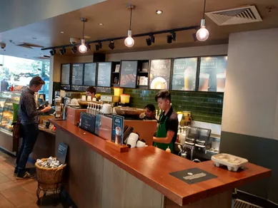 Coffee shop Starbucks York Street in Sydney