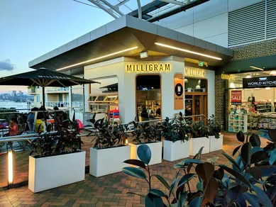 Coffee shop Cafe Milligram Birkenhead Point in Drummoyne