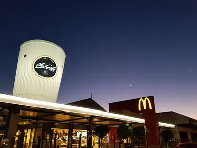 Coffee shop McDonald's Moorebank in Moorebank