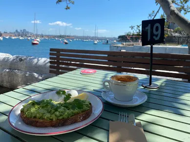 Coffee shop The Navy Bear in Darling Point