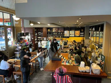 Coffee shop Starbucks Haymarket in Haymarket