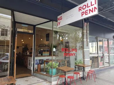 Coffee shop Rolling Penny Cafe in Newtown