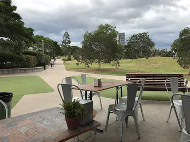 Coffee shop Sydney Park Kiosk. in St Peters